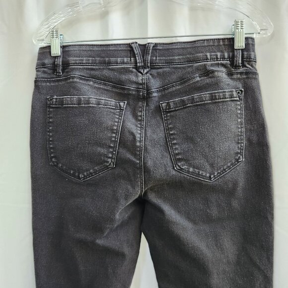 Curve Appeal High Rise Jeans Black Denim Stretch Womens Size 8/29 EUC - Picture 6 of 10
